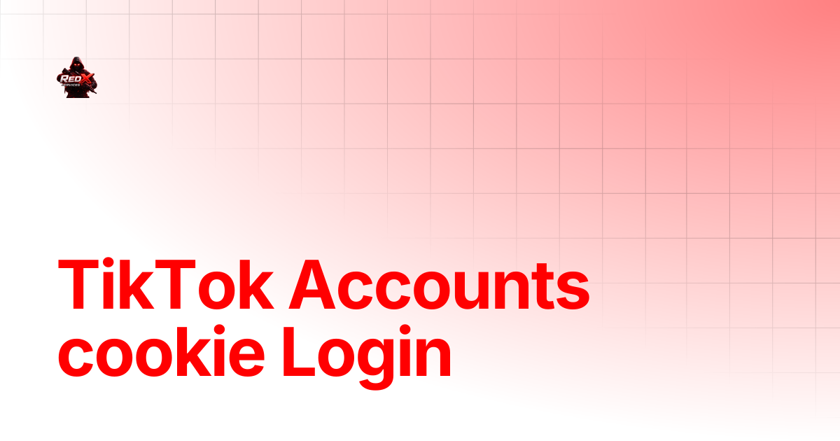 TikTok Accounts cookie Login | Redx Setup Guides